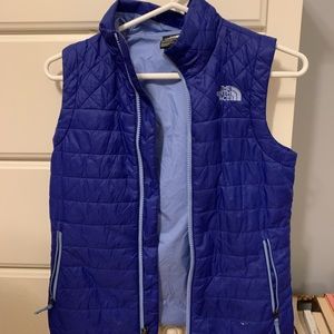 Girls Blue Northface Vest